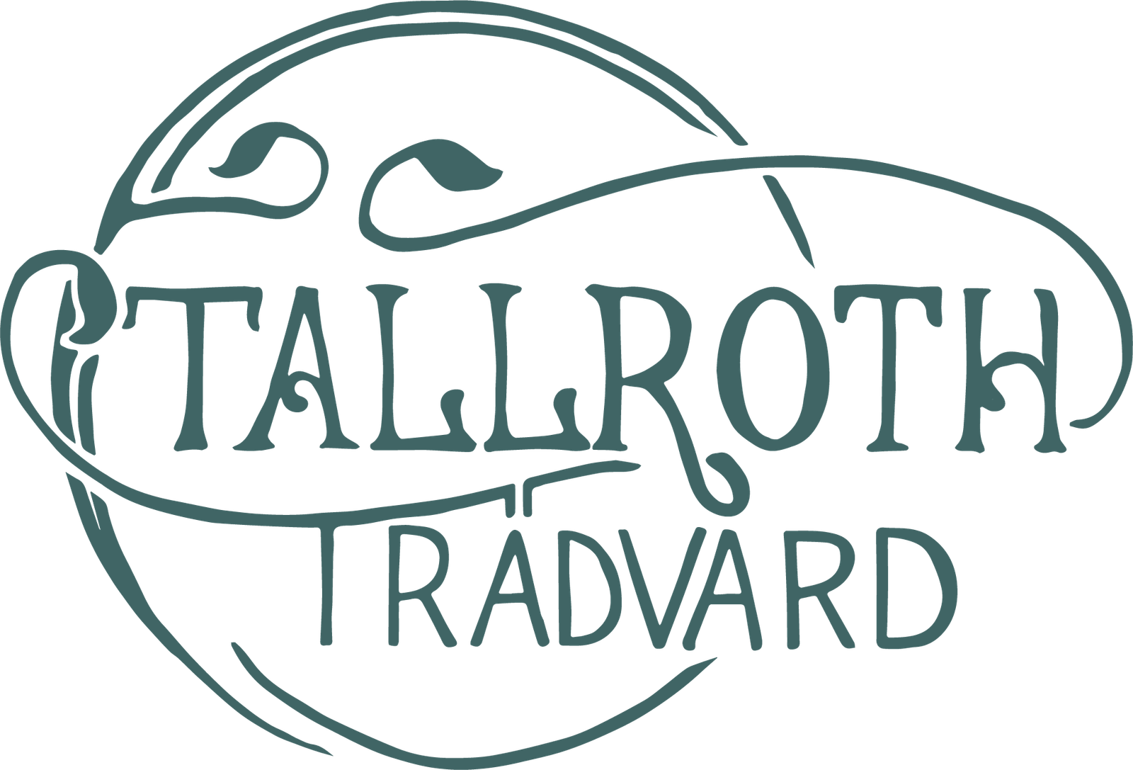 Tallroth Trädvård företagslogotyp i färg